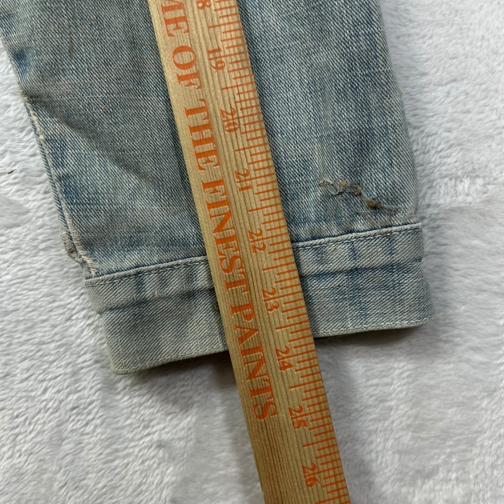 Vintage SCD Jeans Trucker Jacket Men's Blue‎ Denim Button Front Classic - Large - Picture 5 of 14